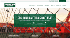 Desktop Screenshot of americanfence.com